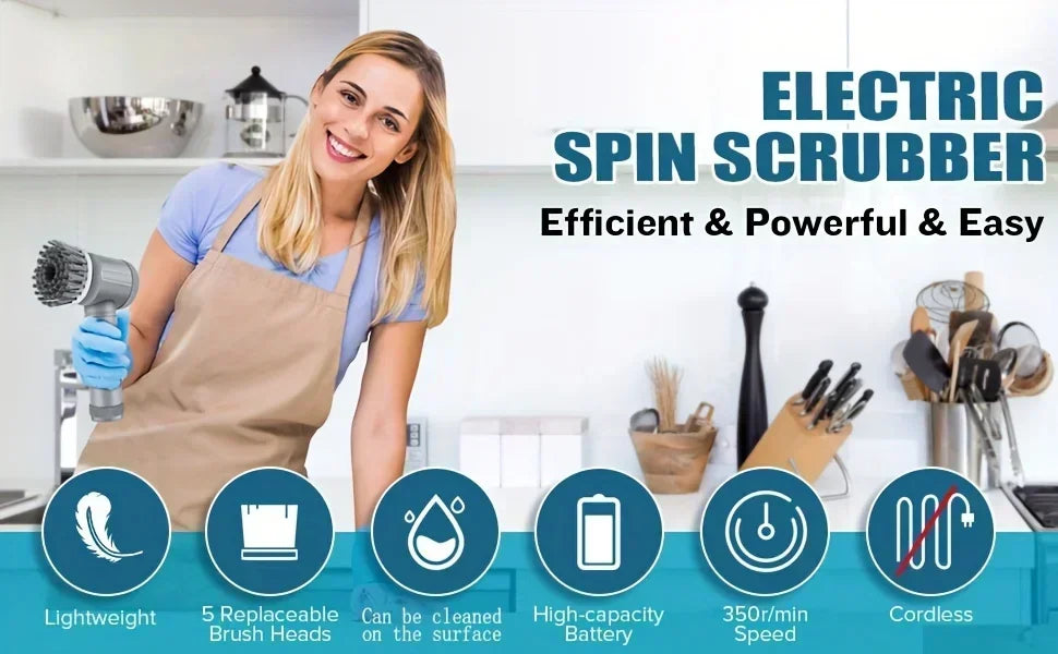 Trend Reserve™ Electric Spin Scrubber