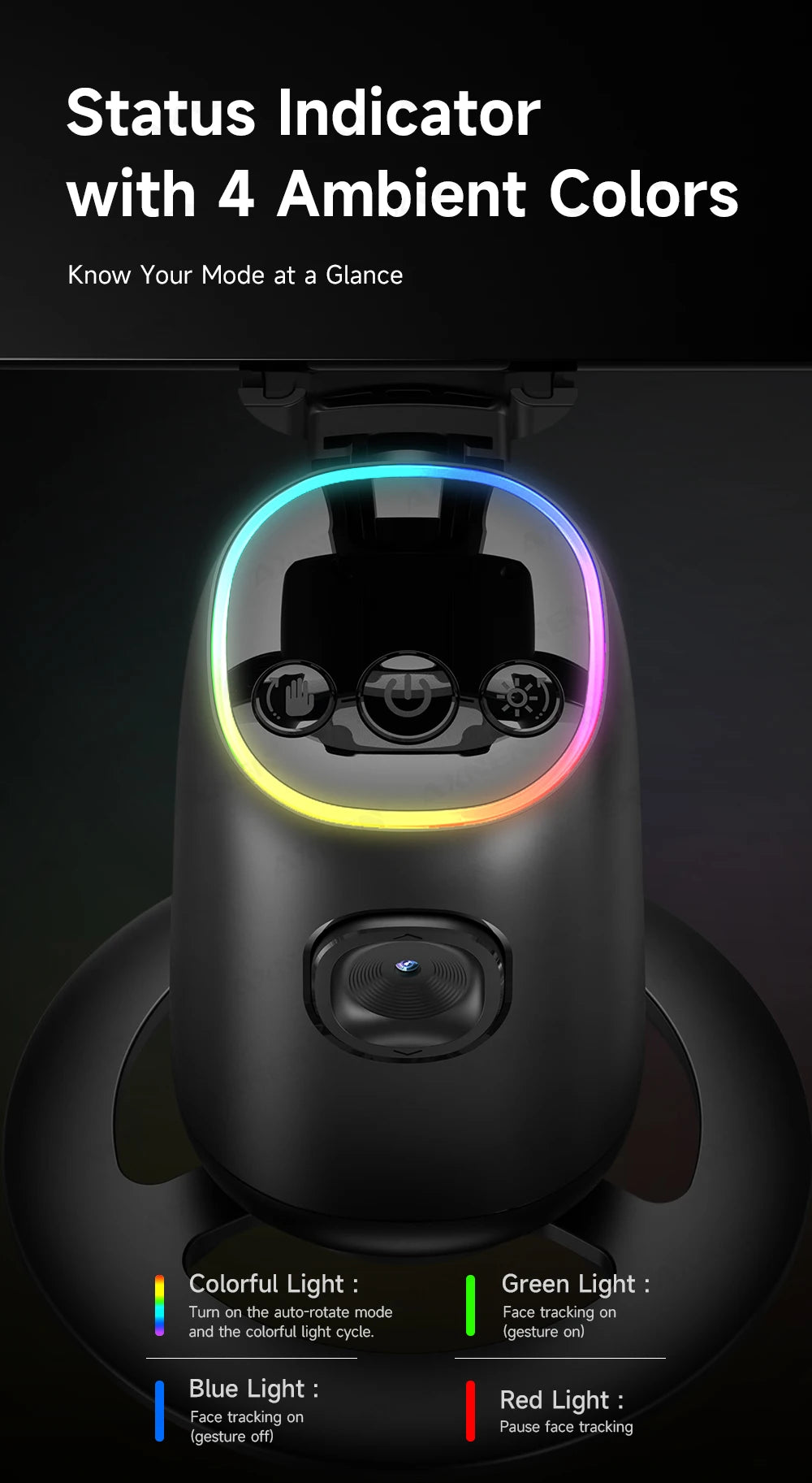 Trend Reserve™ 360º AI Auto-Tracking Phone Gimbal