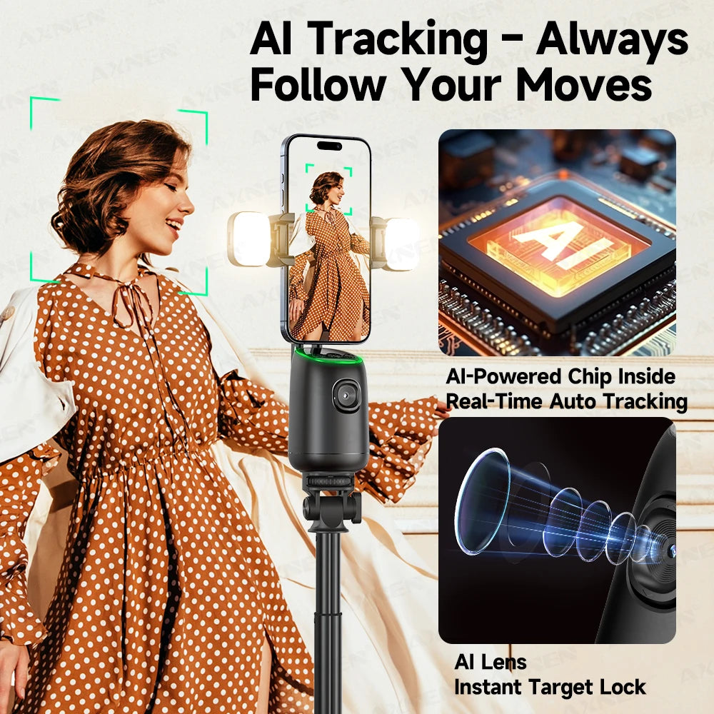 Trend Reserve™ 360º AI Auto-Tracking Phone Gimbal