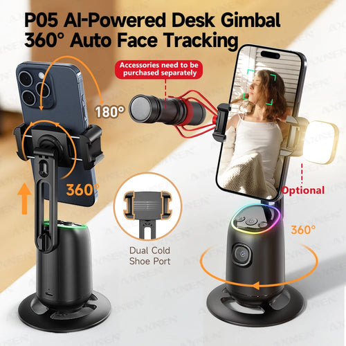 Trend Reserve™ 360º AI Auto-Tracking Phone Gimbal