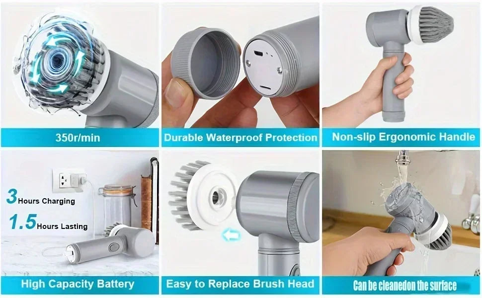 Trend Reserve™ Electric Spin Scrubber