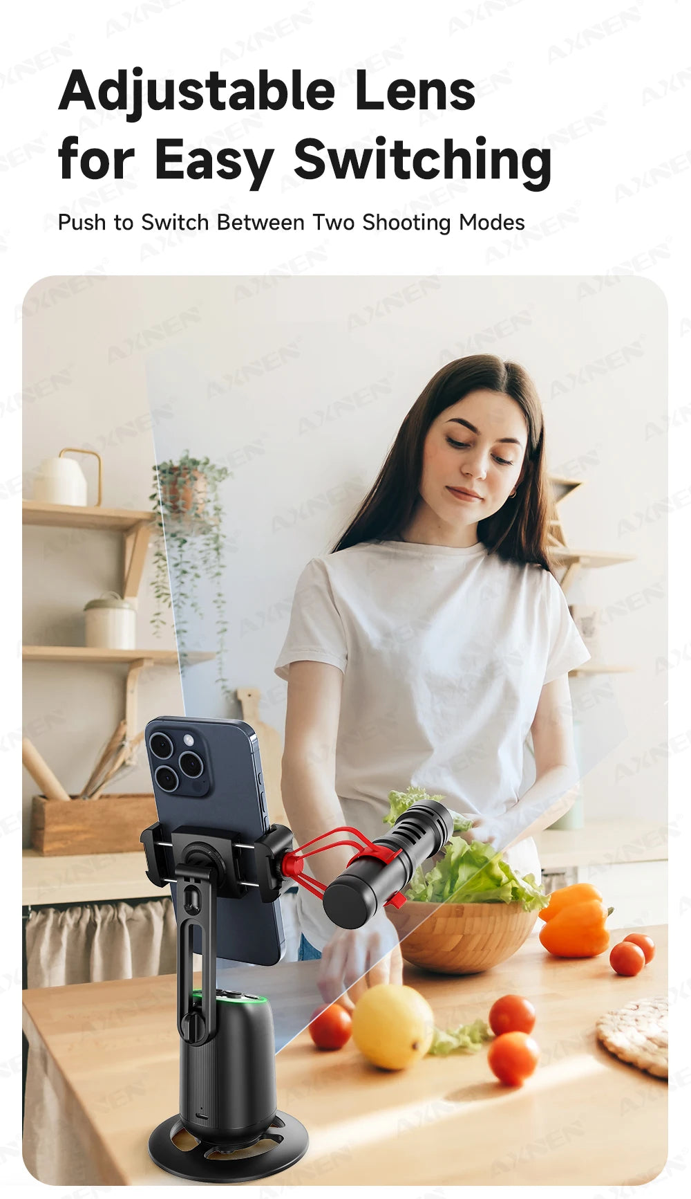 Trend Reserve™ 360º AI Auto-Tracking Phone Gimbal